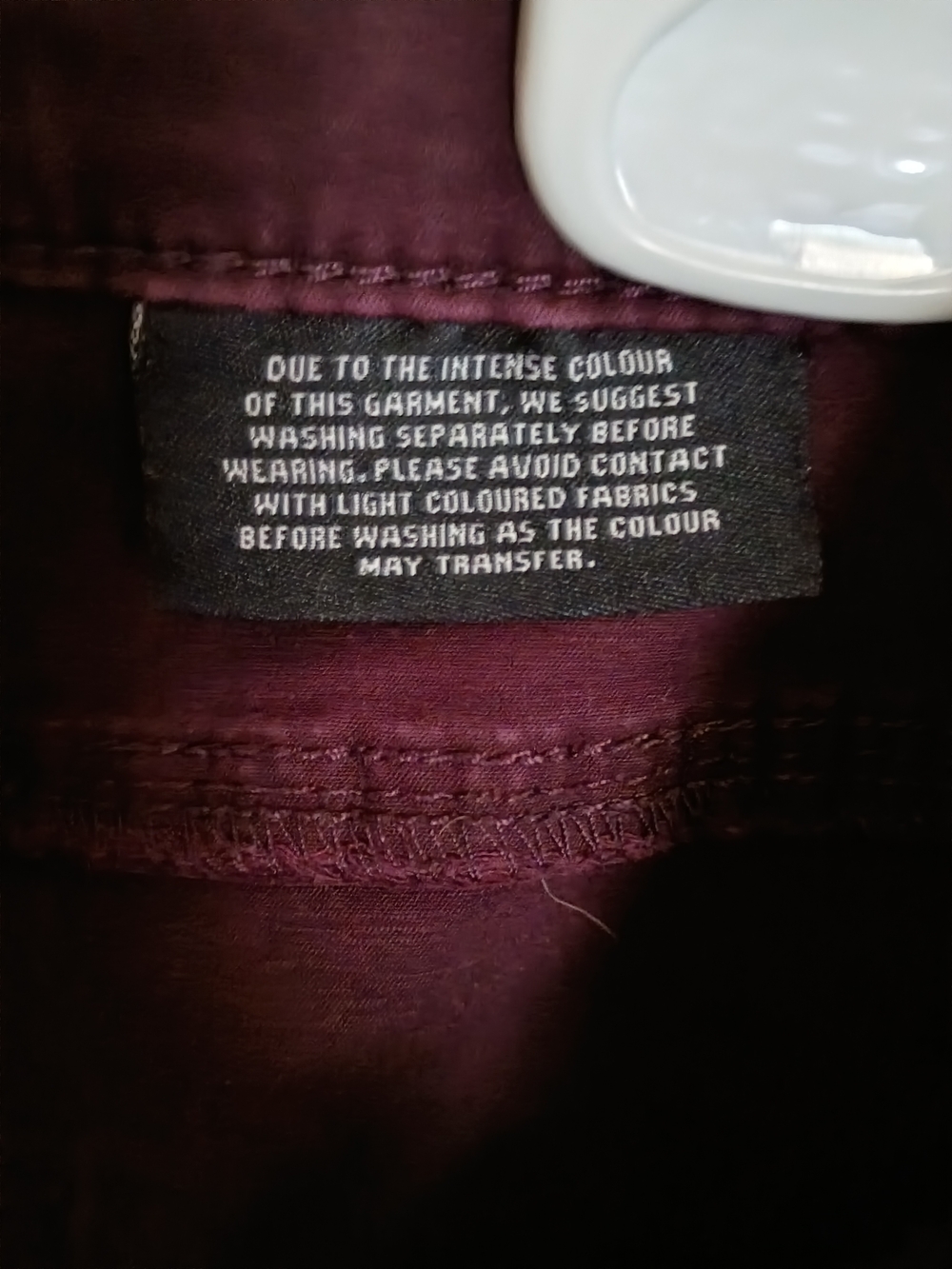 Buffalo David Bitton Slim Jeans in Deep Burgundy - Picture 5 of 6